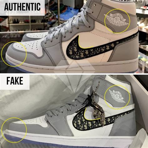 how to spot a fake dior|dior jordan 1 high spotting.